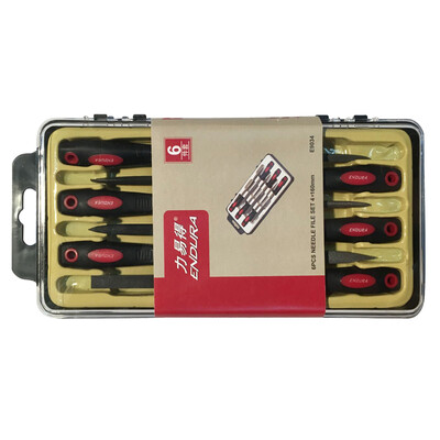 Endura (Enduratools) E9100 цвет пластиковой ручкой плоский файл зубы 6 "
Endura (Enduratools) E9100 цвет пластиковой ручкой плоский файл зубы 6 "