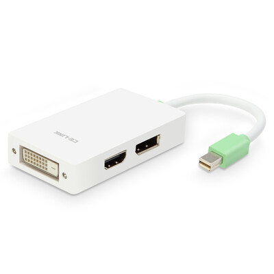 CE-LINK Mini DP to DP HDMI DVI Триплексный адаптер Mini DisplayPort Адаптер Apple MacBook Lightning Интерфейс к ТВ-проектору 1013
CE-LINK Mini DP to DP HDMI DVI Триплексный адаптер Mini DisplayPort Адаптер Apple MacBook Lightning Интерфейс к ТВ-проектору 1013