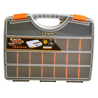 Tactix 320018 Plastic parts box 300mm 12 inches large compartment transparent portable finishing fishing component kit
Tactix 320018 Plastic parts box 300mm 12 inches large compartment transparent portable finishing fishing component kit
