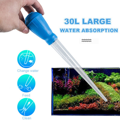 Aquarium Water Transfer Cleaner Aquarium Water Changer Feeder Waste Remover Changer Tool for Aquarium Fish Tank 3PCS
Aquarium Water Transfer Cleaner Aquarium Water Changer Feeder Waste Remover Changer Tool for Aquarium Fish Tank 3PCS