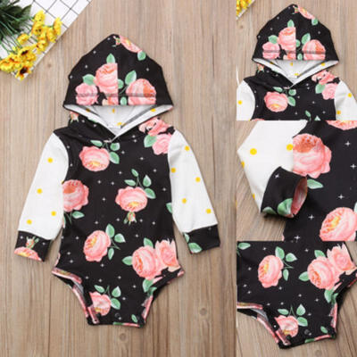 Newborn Baby Girls Long Sleeve Romper Bodysuit Jumpsuit Hooded Clothes Outfit 
Newborn Baby Girls Long Sleeve Romper Bodysuit Jumpsuit Hooded Clothes Outfit