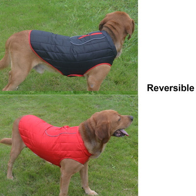 Reversible Dog Coat Dog Coat for Cold Weather Water-Resistant Dog Jacket with Reflective Trim For Small Medium Large Big Dogs
Reversible Dog Coat Dog Coat for Cold Weather Water-Resistant Dog Jacket with Reflective Trim For Small Medium Large Big Dogs