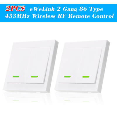 5PCS eWeLink Push Button Wall Light Switch Remote Controller 3 Gang 86 Type ONOff Switch Panel 433MHz Wireless RF Remote Control
5PCS eWeLink Push Button Wall Light Switch Remote Controller 3 Gang 86 Type ONOff Switch Panel 433MHz Wireless RF Remote Control