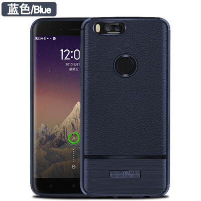 Fivice XIAOMI MI A1 case Luxury silicone anti-fall lychee phone case