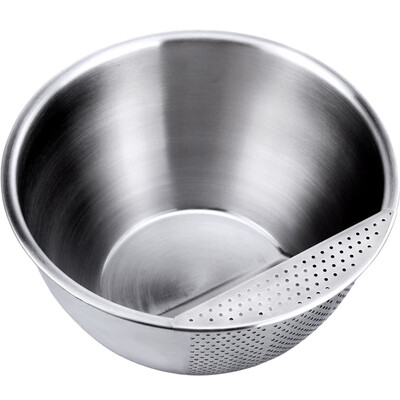 Larsdisha (TM) TM drain basin wash rice pot wash rice pots rice basket 304 stainless steel thicker
Larsdisha (TM) TM drain basin wash rice pot wash rice pots rice basket 304 stainless steel thicker