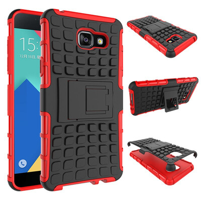 Fivice Samsung A710A7 2016 Case TPU anti-fall tire pattern back clip bracket phone case 
Fivice Samsung A710A7 2016 Case TPU anti-fall tire pattern back clip bracket phone case