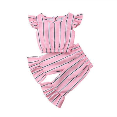 2pcs Toddler Kids Baby Girls Ruffle T-shirt Tops Long Pants Outfits Clothes Set
2pcs Toddler Kids Baby Girls Ruffle T-shirt Tops Long Pants Outfits Clothes Set