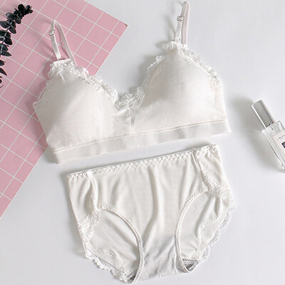LAXJOY Langyue 2018 sexy thread cotton no steel ring adjustable shoulder strap back buckle ladies lace bra set LNWX189379 white one size
LAXJOY Langyue 2018 sexy thread cotton no steel ring adjustable shoulder strap back buckle ladies lace bra set LNWX189379 white one size