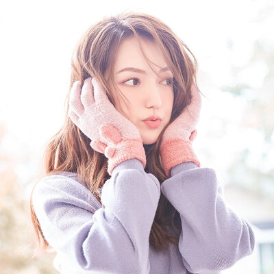 New knitting gloves ladies autumn&winter wool&fleece can touch screen outdoor thermal cycling Korean version lovely
New knitting gloves ladies autumn&winter wool&fleece can touch screen outdoor thermal cycling Korean version lovely