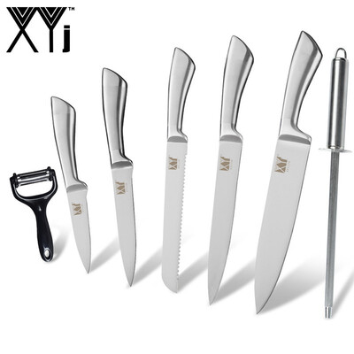 XYJ Cooking Accessories 7 PCS Set Stainless Steel Knife Fruit Utility Bread Slicing Chef Knife Tools
XYJ Cooking Accessories 7 PCS Set Stainless Steel Knife Fruit Utility Bread Slicing Chef Knife Tools
