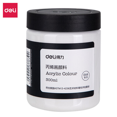 Deli deli 300ml art painting acrylic paint hand-painted wall painting acrylic paint large bottle outdoor painted textile pigment 73875 titanium white
Deli deli 300ml art painting acrylic paint hand-painted wall painting acrylic paint large bottle outdoor painted textile pigment 73875 titanium white
