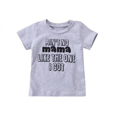 Newborn Toddler Baby Girl Boys Short Sleeve T-shirts Tops Blouse Casual Clothes
