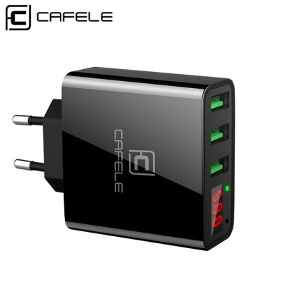 Cafele USB Charger LED Display 3 Ports Charger USB EU US Plug USB Charger 2A Total Max Output DC 5V 3A USB Wall Charger
Cafele USB Charger LED Display 3 Ports Charger USB EU US Plug USB Charger 2A Total Max Output DC 5V 3A USB Wall Charger