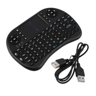 Mini Wireless Keyboard RF 24G Mouse Touchpad Design Handheld Keyboard for Multimedia Gaming PC Android TV Windows X-BOX Player
Mini Wireless Keyboard RF 24G Mouse Touchpad Design Handheld Keyboard for Multimedia Gaming PC Android TV Windows X-BOX Player