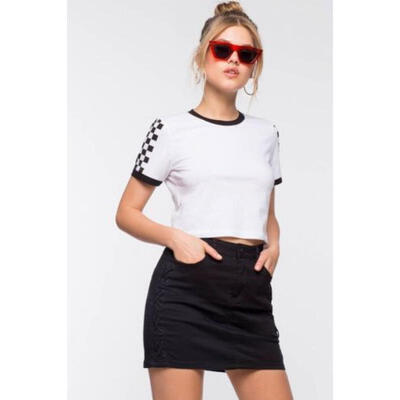 Fashion Women Summer Crop Top Ribbed Short Sleeve Blouse Ladies Casual Tops Tee
Fashion Women Summer Crop Top Ribbed Short Sleeve Blouse Ladies Casual Tops Tee
