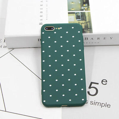 US Stock Cute Dot Cell Phone Hard Protective Case Cover For Iphone 7 8Plus