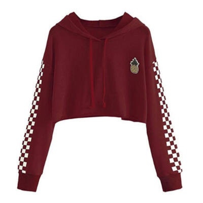 Women Hoodie Sweatshirt Crop Top Jumper Sweater Coat Sports Pullover Tops Shirts
Women Hoodie Sweatshirt Crop Top Jumper Sweater Coat Sports Pullover Tops Shirts