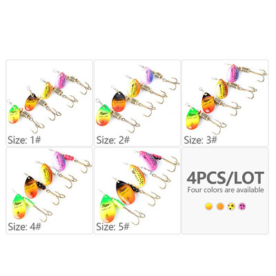 2PcsLot Mepps Spinner Bait Size 12345 Fishing Lures Spoon With Treble Hook Hard Fake Fish Metal Lures Set
2PcsLot Mepps Spinner Bait Size 12345 Fishing Lures Spoon With Treble Hook Hard Fake Fish Metal Lures Set