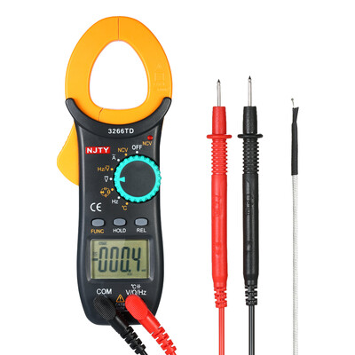 NJTY Digital Clamp Meter 4000 Counts Auto Range Multimeter with NCV Test ACDC Voltage AC Current Portable Handheld Multimeter LCD
NJTY Digital Clamp Meter 4000 Counts Auto Range Multimeter with NCV Test ACDC Voltage AC Current Portable Handheld Multimeter LCD