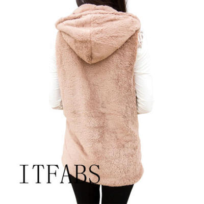 Women Winter Hooded Vest Warm Hoodie Waistcoat Faux Fur Cardigan Jacket Coat Top
Women Winter Hooded Vest Warm Hoodie Waistcoat Faux Fur Cardigan Jacket Coat Top