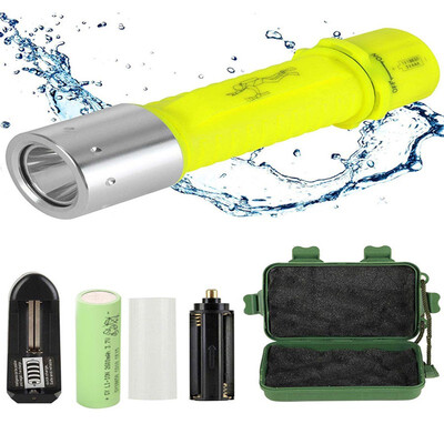LED Diving Flashlight Submarine Light Scuba Safety Waterproof Underwater Torch Lamp for Outdoor Under Water Sports
LED Diving Flashlight Submarine Light Scuba Safety Waterproof Underwater Torch Lamp for Outdoor Under Water Sports