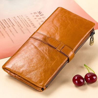 Cow Genuine Leather Women Wallet Female Coin Purse Walet Portomonee Clutch Money Bag Lady Handy Card Holder Long for Girls
Cow Genuine Leather Women Wallet Female Coin Purse Walet Portomonee Clutch Money Bag Lady Handy Card Holder Long for Girls