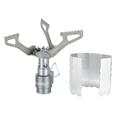 Lixada 25g Lightweight Mini Pocket Titanium Alloy Outdoor Cooking Burner Folding Camping Gas Stove 2700W with 8-Plate Windshield
Lixada 25g Lightweight Mini Pocket Titanium Alloy Outdoor Cooking Burner Folding Camping Gas Stove 2700W with 8-Plate Windshield