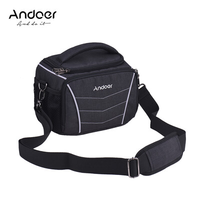 Andoer 600D Fabric Material Stylish Multi-function Camera Shoulder Bag with Waterproof Rain Cover for Canon Nikon Sony SLR DSLR Ca
Andoer 600D Fabric Material Stylish Multi-function Camera Shoulder Bag with Waterproof Rain Cover for Canon Nikon Sony SLR DSLR Ca