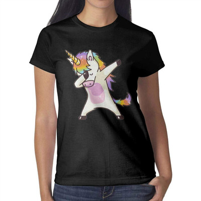Geometric Rainbow Unicorn Womens Black t Shirts Personalised Pretty Women Cotton Tshirts
Geometric Rainbow Unicorn Womens Black t Shirts Personalised Pretty Women Cotton Tshirts
