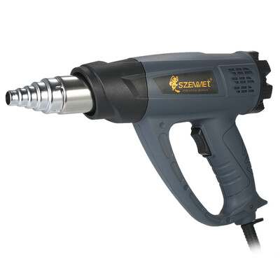 2000W Industrial Fast Heating Hot Air Gun Adjustable Temperature Speed Hot Heat Shrink Blower Tool with 4 Nozzles AC220V EU Plug
2000W Industrial Fast Heating Hot Air Gun Adjustable Temperature Speed Hot Heat Shrink Blower Tool with 4 Nozzles AC220V EU Plug