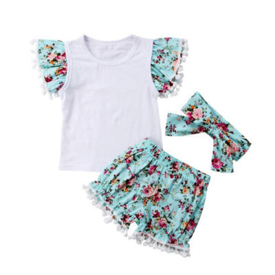 Kleinkind Baby Mädchen Blumen Tops T shirt Shorts Hose Sommer Outfits Sets
Kleinkind Baby Mädchen Blumen Tops T shirt Shorts Hose Sommer Outfits Sets