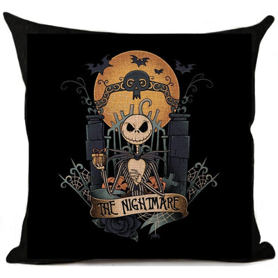 Halloween Cartoon Skull Jack Cushion Cover Nightmare Before Christmas Printed Linen Throw Pillows Cover Decorative Pillowcase
Halloween Cartoon Skull Jack Cushion Cover Nightmare Before Christmas Printed Linen Throw Pillows Cover Decorative Pillowcase