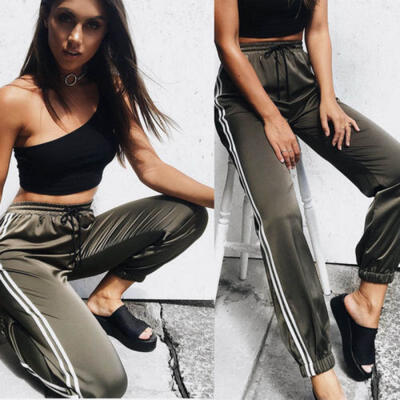 Womens High Waist Casual Drawstring Elastic Long Pants Ladies Pencil Trousers
Womens High Waist Casual Drawstring Elastic Long Pants Ladies Pencil Trousers