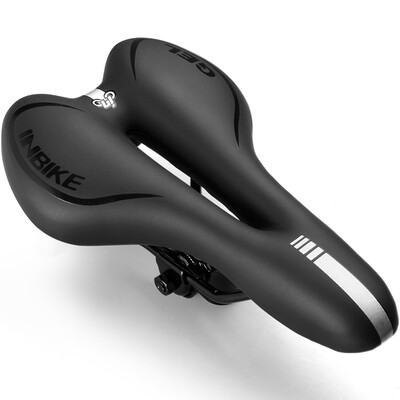 INBIKE thickened silicone bike cushion mountain bike saddle comfortable PU leather bicycle accessories equipped with silicone groove version [striped black
INBIKE thickened silicone bike cushion mountain bike saddle comfortable PU leather bicycle accessories equipped with silicone groove version [striped black