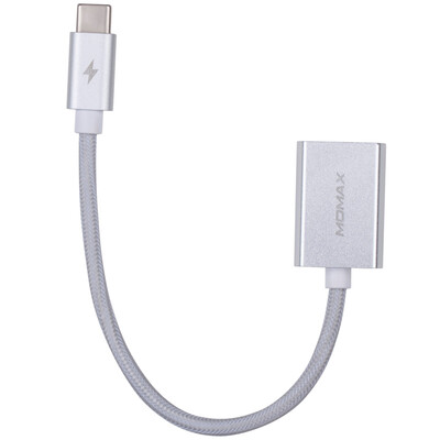 MOMAX MOMAX Type-C to USB USB OTG cable support MacBook music as mobile phone millet 5 Meizu pro U disk mouse&keyboard 18cm silver
MOMAX MOMAX Type-C to USB USB OTG cable support MacBook music as mobile phone millet 5 Meizu pro U disk mouse&keyboard 18cm silver