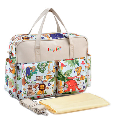 Multifunction Mummy handbag Baby Diaper Nappy Changing Mat Big Floral Mother Bag
Multifunction Mummy handbag Baby Diaper Nappy Changing Mat Big Floral Mother Bag