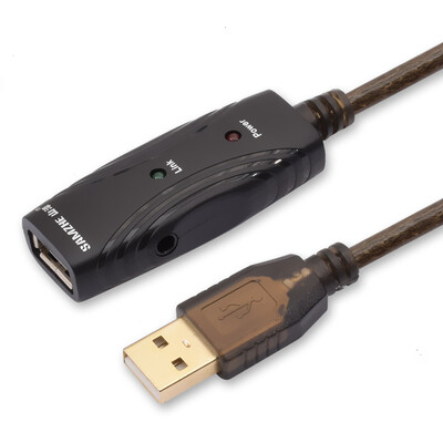 Yamazawa (SAMZHE) UK-515 USB2.0 high-speed transmission data extension line male to female AM / AF data cable U disk mouse keyboard extension line transparent white 1.5 meters
Yamazawa (SAMZHE) UK-515 USB2.0 high-speed transmission data extension line male to female AM / AF data cable U disk mouse keyboard extension line transparent white 1.5 meters