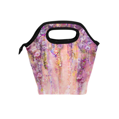 Insulated Lunch Tote Bag Purple Painting Travel Picnic Lunch Handbags Portable Zipper Lunch Bag Box
Insulated Lunch Tote Bag Purple Painting Travel Picnic Lunch Handbags Portable Zipper Lunch Bag Box