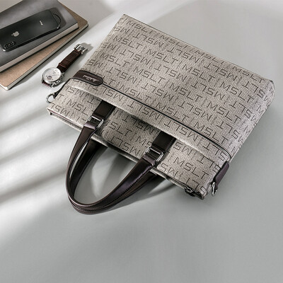 MashaLanti Fashion Mens Bag Business Briefcase Cross-section Trend Handbag Mens Casual Shoulder Messenger Bag Multi-function Large Capacity Computer Bag A152 Gray
MashaLanti Fashion Mens Bag Business Briefcase Cross-section Trend Handbag Mens Casual Shoulder Messenger Bag Multi-function Large Capacity Computer Bag A152 Gray