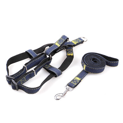 Pet Dog 12m Leash & Adjustable Harness Set Heavy Duty Denim Pet Leash Belt Traction Rope for SmallMediumLarge Dogs for Daily Tr
Pet Dog 12m Leash & Adjustable Harness Set Heavy Duty Denim Pet Leash Belt Traction Rope for SmallMediumLarge Dogs for Daily Tr