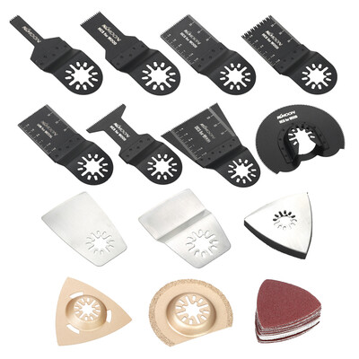 KKmoon 38pcs Mix Oscillating Saw Blade Kit Multi Tool for Dremel Fein Multimaster Makita Bosch Rockwell Sonicrafter Worx Multitool
KKmoon 38pcs Mix Oscillating Saw Blade Kit Multi Tool for Dremel Fein Multimaster Makita Bosch Rockwell Sonicrafter Worx Multitool