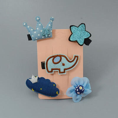 Lot 5PcsSet Girl Childrens Cartoon Animal Hair Clips Cloth Card Baby Hairclip 
Lot 5PcsSet Girl Childrens Cartoon Animal Hair Clips Cloth Card Baby Hairclip