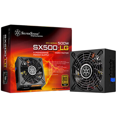 SilverStone Rated 500W SX500-LG SFX- Power Supply 80PLUS Gold Active PFC Flexible Flat Module Cable
SilverStone Rated 500W SX500-LG SFX- Power Supply 80PLUS Gold Active PFC Flexible Flat Module Cable