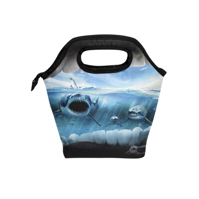 Insulated Lunch Tote Bag Sea Shark Travel Picnic Lunch Handbags Portable Zipper Lunch Bag Box
Insulated Lunch Tote Bag Sea Shark Travel Picnic Lunch Handbags Portable Zipper Lunch Bag Box