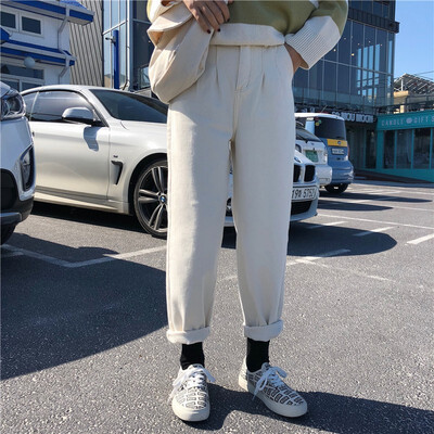 Jeanswoman 2018 autumn&winter clothing new Korean version of student high-waist flapped hem nine-point harem pants
Jeanswoman 2018 autumn&winter clothing new Korean version of student high-waist flapped hem nine-point harem pants