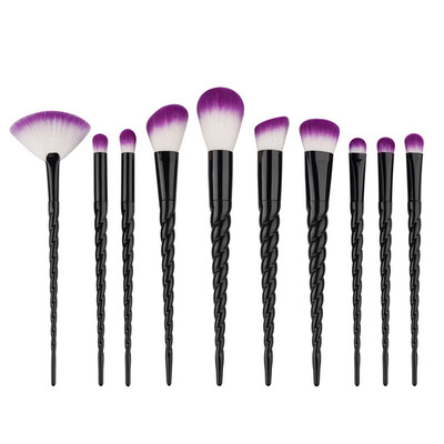 King Love Star 10PcsSet Unicorn Makeup Brushes Rainbow Hair Make Up Brush Cosmetics Foundation Blending Powder Brushes 
King Love Star 10PcsSet Unicorn Makeup Brushes Rainbow Hair Make Up Brush Cosmetics Foundation Blending Powder Brushes