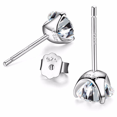 Outdoor Sterling Silver 6 Prongs Setting Zircon Diamond Stud Earrings for Women 925 Stamped
Outdoor Sterling Silver 6 Prongs Setting Zircon Diamond Stud Earrings for Women 925 Stamped