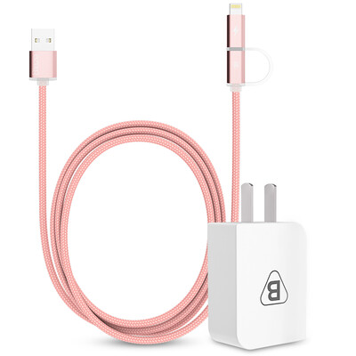 BIAZE 5V / 2A Charger + Lightning / Micro 2-in-1 мобильный телефон для передачи данных кабель зарядки K2 поддержка розового золота Apple Andrews Samsung просо Huawei M2 + K2
BIAZE 5V / 2A Charger + Lightning / Micro 2-in-1 мобильный телефон для передачи данных кабель зарядки K2 поддержка розового золота Apple Andrews Samsung просо Huawei M2 + K2