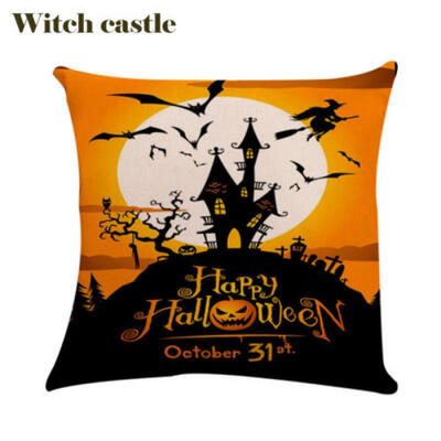 Happy Halloween Cotton Linen Home Decorative Throw Pillow Case Cushion Cover New
Happy Halloween Cotton Linen Home Decorative Throw Pillow Case Cushion Cover New