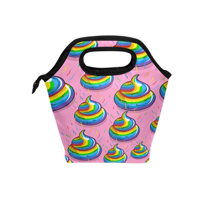 Lunch Bag Tote Bag Rainbow Feces Travel Picnic Organizer Lunch Holder Handbags Lunch Bag Box for Office
Lunch Bag Tote Bag Rainbow Feces Travel Picnic Organizer Lunch Holder Handbags Lunch Bag Box for Office